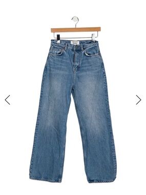 Reformation High-Rise Wide-Leg Jeans - Light Blue